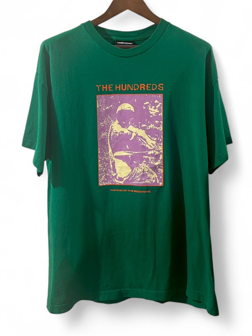 The Hundreds ‘The End of the Beginning’ Green Graphic T-Shirt Size Men’s XL
